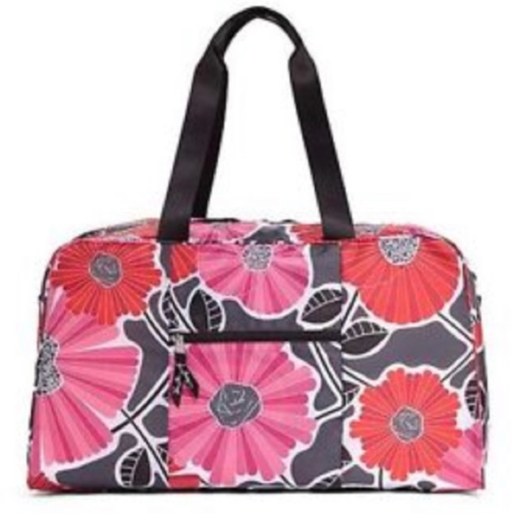 Vera Bradley Collapsible Duffel Cheery Blossom NWT